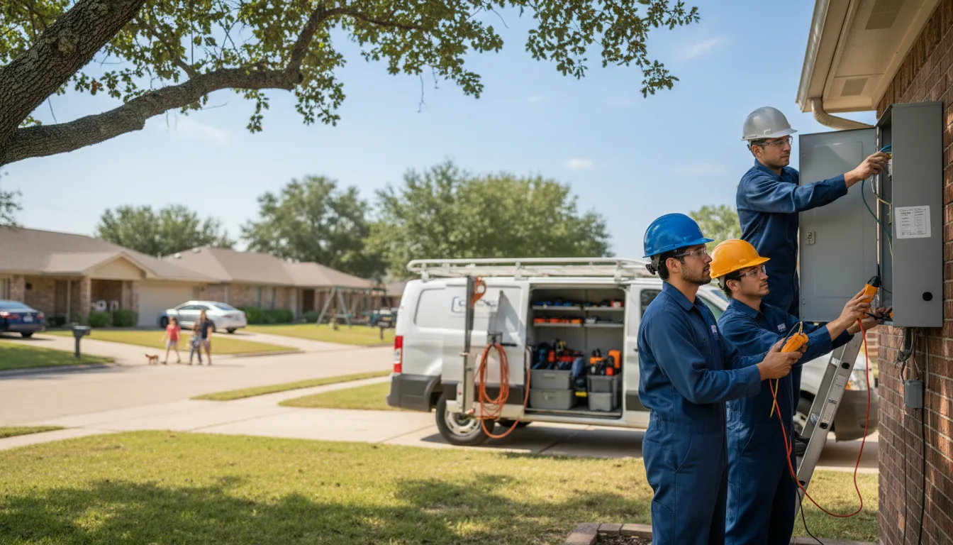 Certified electrician providing emergency electrical services in Allen, SD